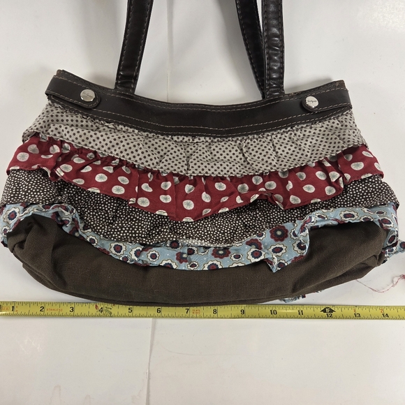 Thirty-One Multicolor Ruffle Shoulder Bag - Picture 5 of 10